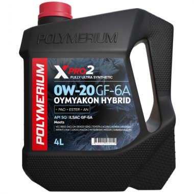 POLYMERIUM XPRO2 0W-20 GF-6A SP OYMYAKON HYBRID