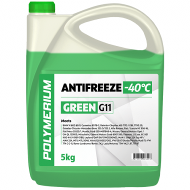 POLYMERIUM antifreeze G11 (-40) GREEN 5kg