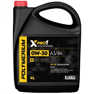POLYMERIUM XPRO1 0W-30 A3/B4