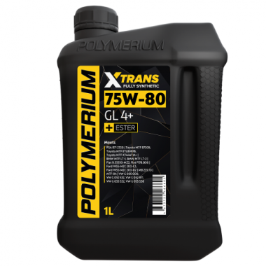 POLYMERIUM XTRANS 75W-80 GL-4+ Fully synthetic
